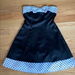 Zum Zum Strapless Polka Dot Dress